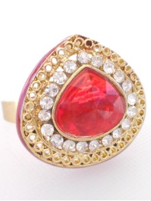 Kundan Finger Ring